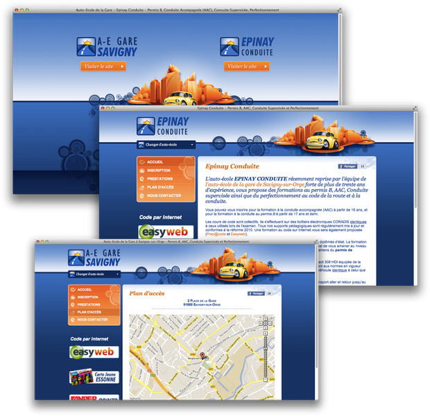 Capture d'écran du site internet Capture d'écran du site internet